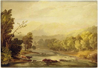 A View on the Brathay near Ambleside by Anthony Vandyke Copley Fielding